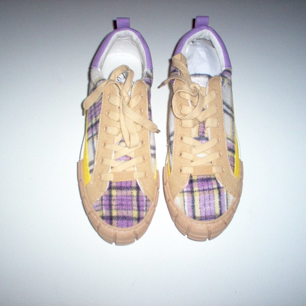 SKYLA, ORCHID MLTPLAID SHOES, SZ 9.5